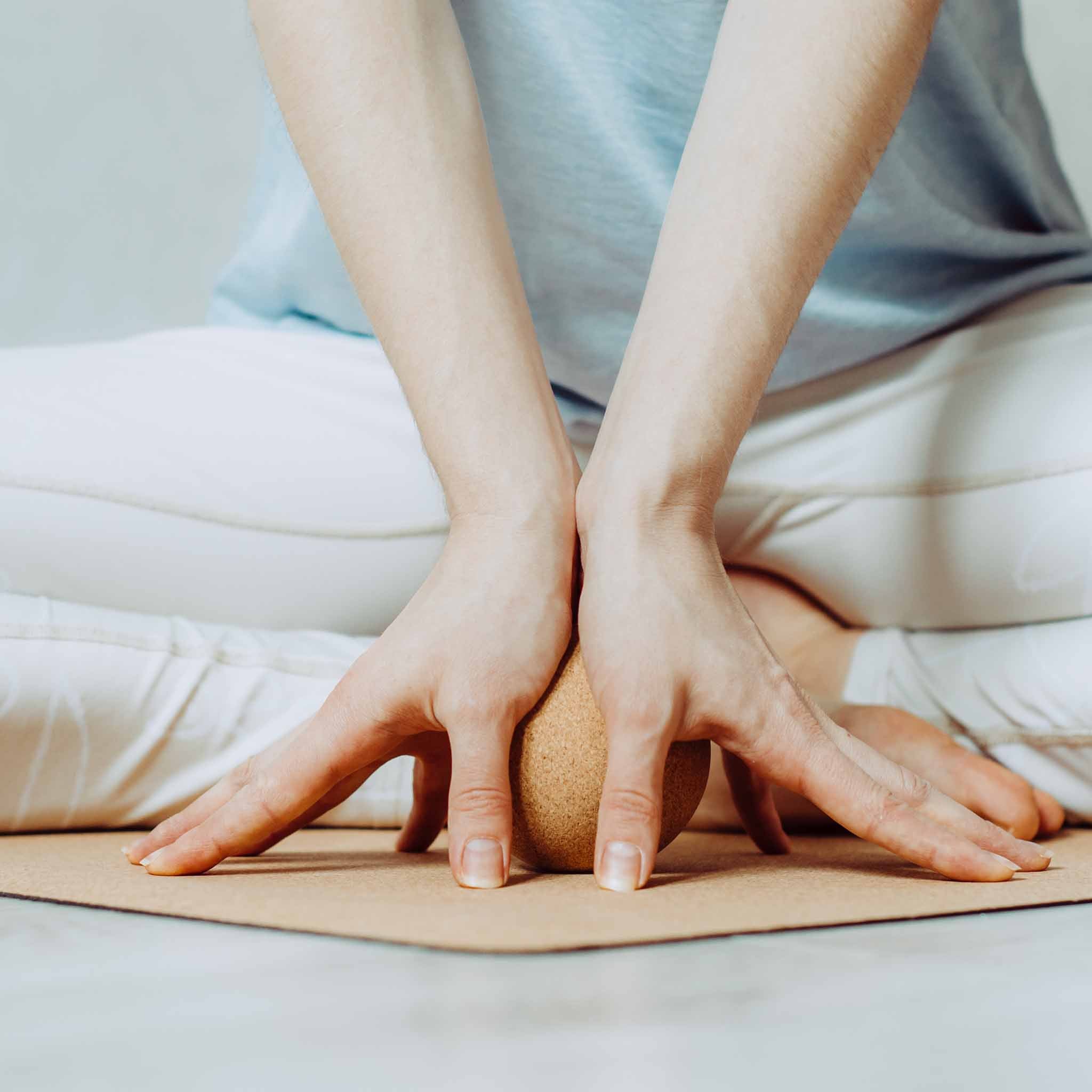 Massage Set Made from Natural Cork
